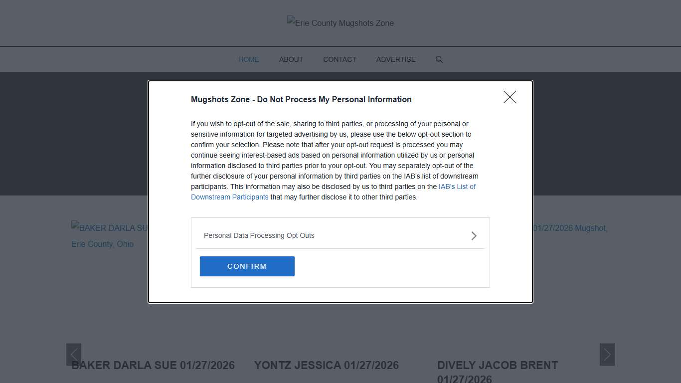Erie County Mugshots Zone